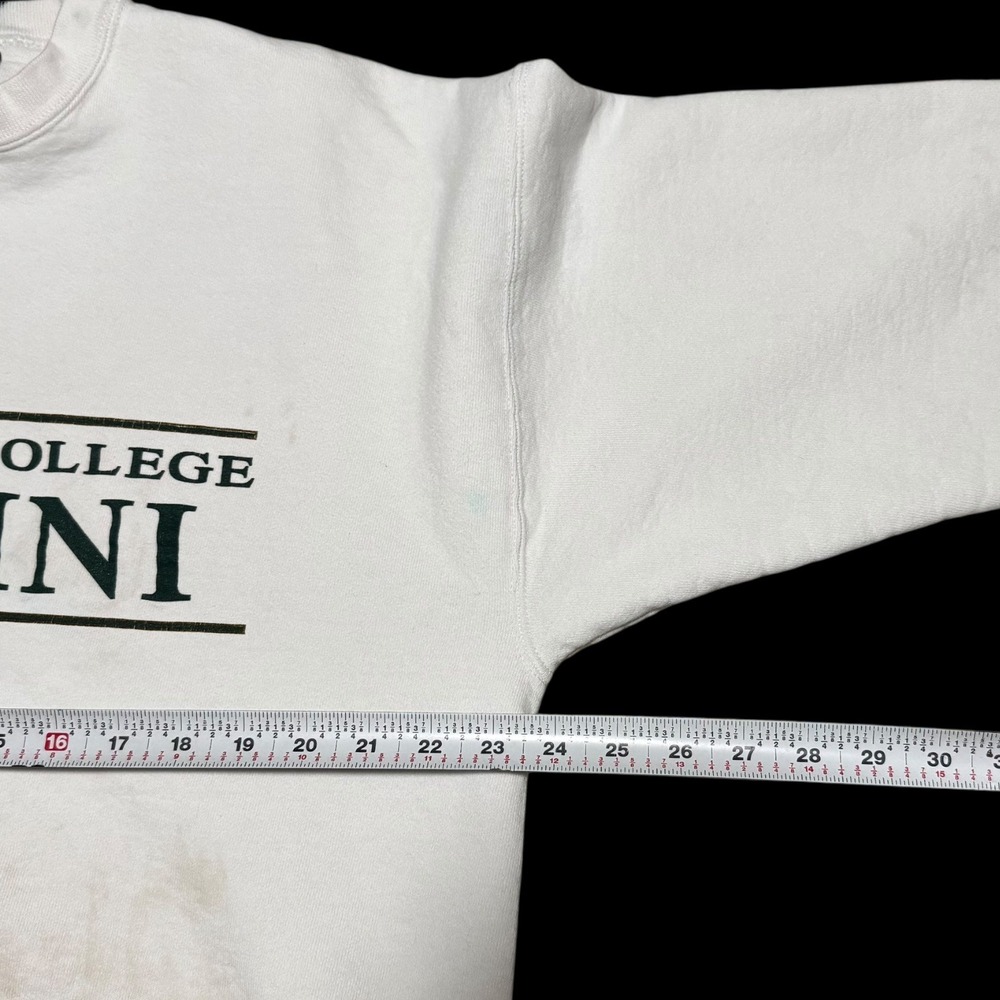 VNTG Soffe Cotton Blend Stained St. Norbert College Alumni Sweatshirt Men's XL - Picture 12 of 14